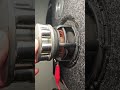 Neodymium magnet speaker excursion