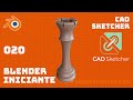 Usando o CAD Sketcher - Blender para iniciantes - 020