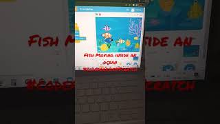 Fish Moving inside an Ocean 🌊🌊 #codeforkids #scratch 🥰