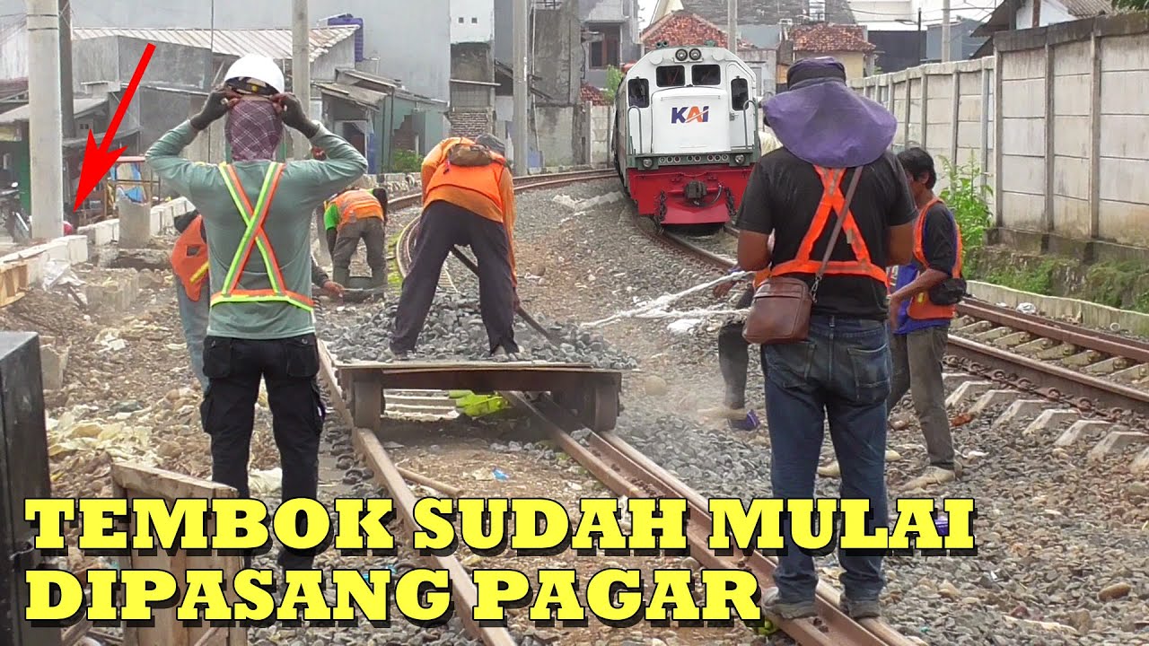 Rel Baru Sudah Tersambung Ke Peron, Pemasangan Atap JPO | UPDATE Pembangunan Stasiun Rangkasbitung