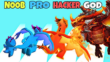 NOOB vs PRO vs HACKER vs GOD in Monster Run