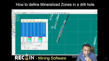 How to Define Mineralized Zones in RecMin