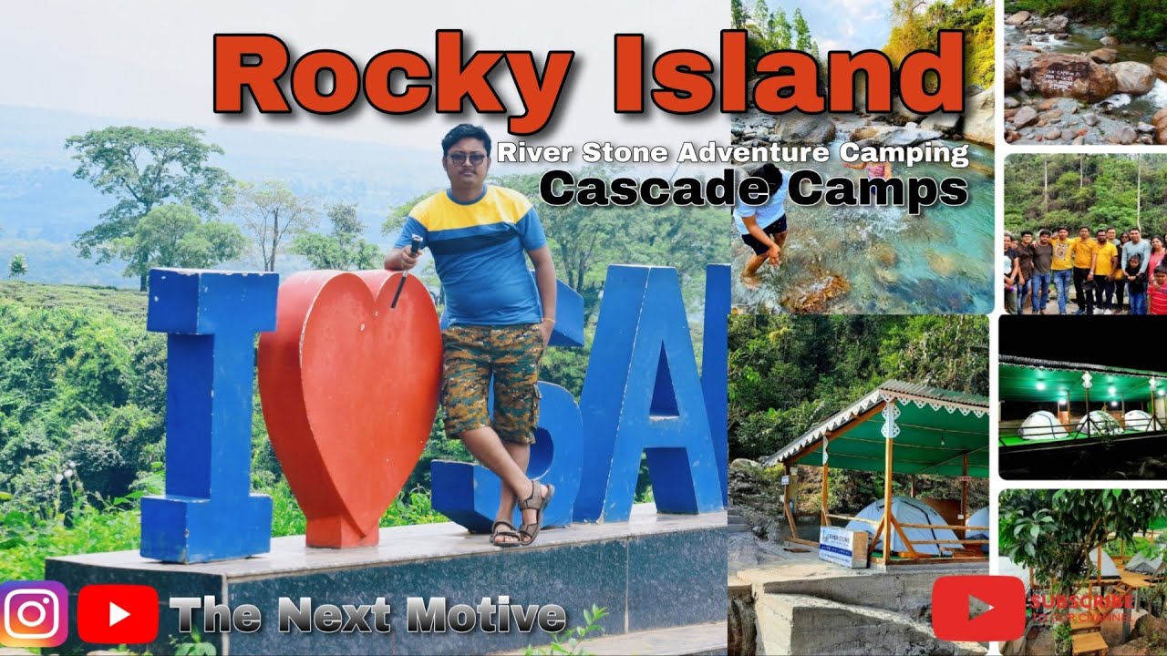 Rocky Island || Cascade Camps || River Stone Adventure Camping ||  Cinematic Video 🔥🔥🔥