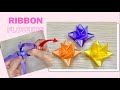 Super easy mini flower craft ideas with ribbon  easy decoration making   creative ribbon art diy