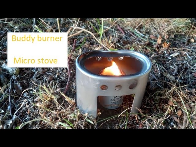 Buddy burner contruction and use 