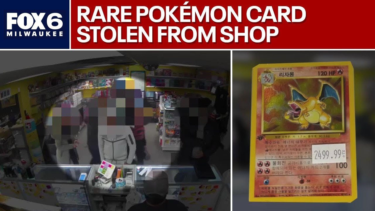 stolen pokemon cards Rare Pokémon card stolen, suspects sought