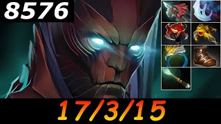 Dota 2 Terrorblade 8576 MMR 17/3/15 (Kills/Deaths/Assists) Ranked Full Gameplay