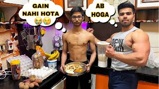 SKINNY BEGINNER GAINING DIET| FULL DAY AISE HOGA 100% GAIN✅