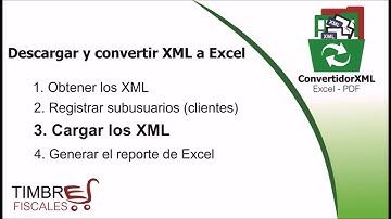 Convertidor de XML a Excel - Timbres Fiscales