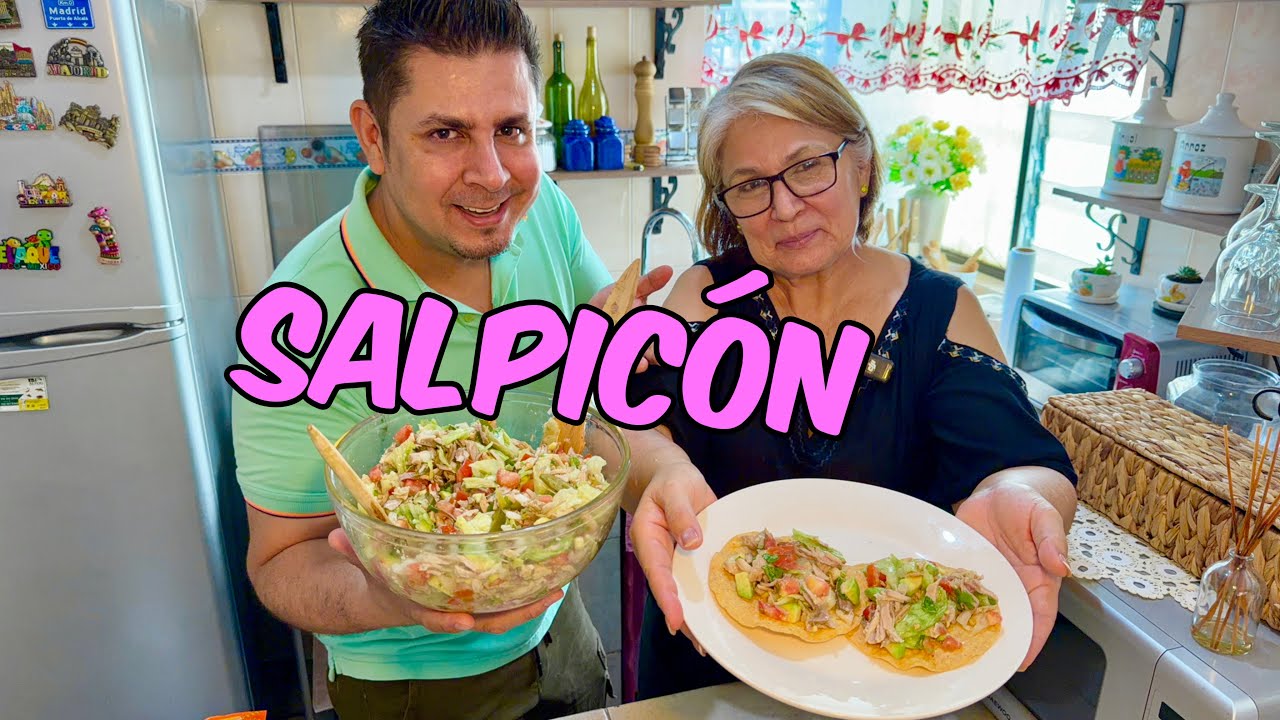 BUENA PLATICA con mi MAMÁ y la Receta del SALPICÓN de CERDO 