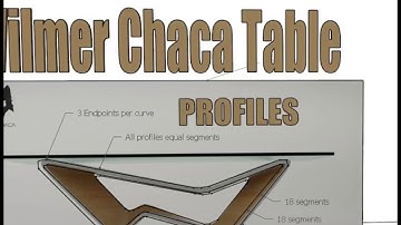 Sketchup - Modeling a modern designer table (Short Version)