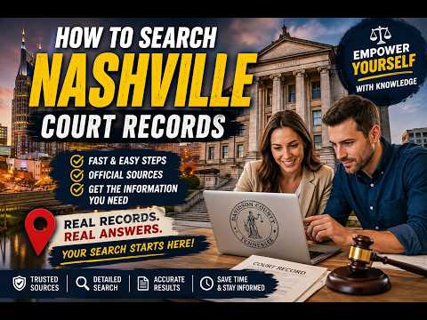 How to search Nashville court records