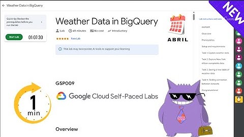 Weather Data in BigQuery | #2025 | #GSP009 |#qwiklabs |Solution