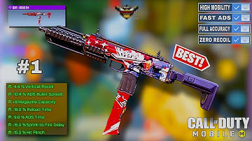 QXR Best Gunsmith // Fast ADS + No RECOIL! // Call Of Duty: Mobile Season 1