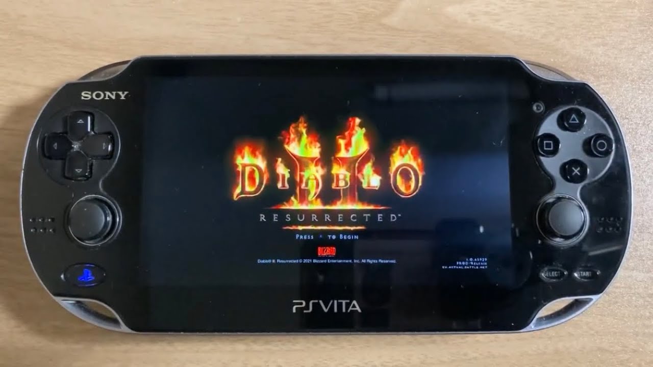 Играем в Diablo 2 Resurrected на PS Vita YouTube