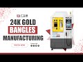 Manufacturing gold bangles using cnc jewelry making machines   guanglijin