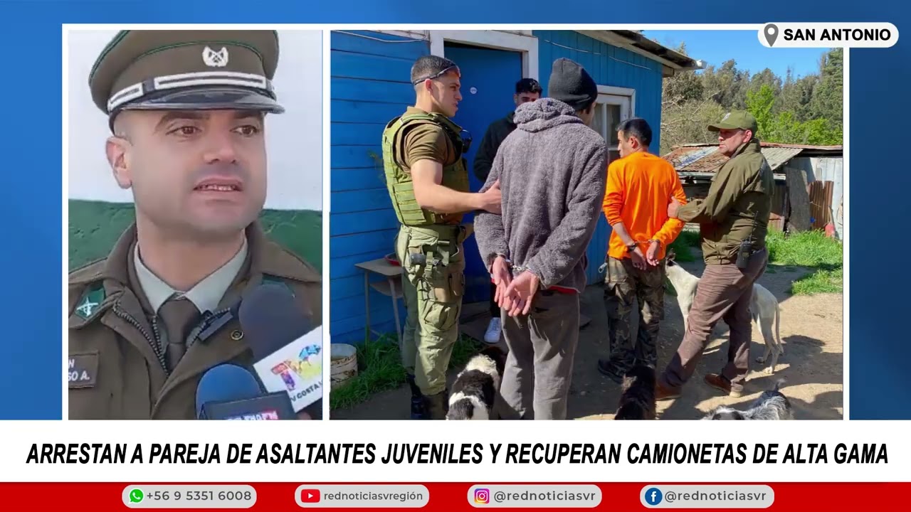 San Antonio: Arrestan a pareja de asaltantes juveniles y recuperan camionetas de alta gama