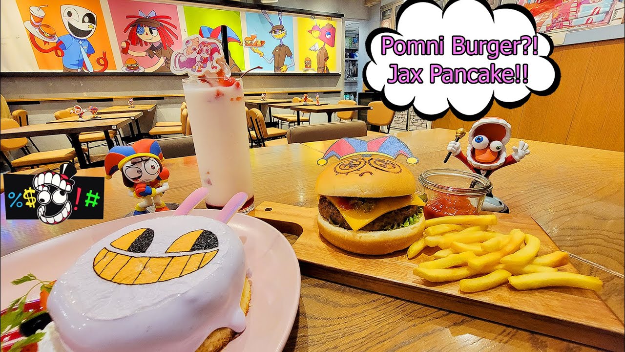 REAL Amazing Digital Circus Restaurant / Cafe in Japan