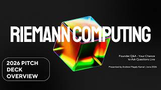 Riverside Episode Snippet - Riemann Computing ~ Some Hardware and Optimization Plans