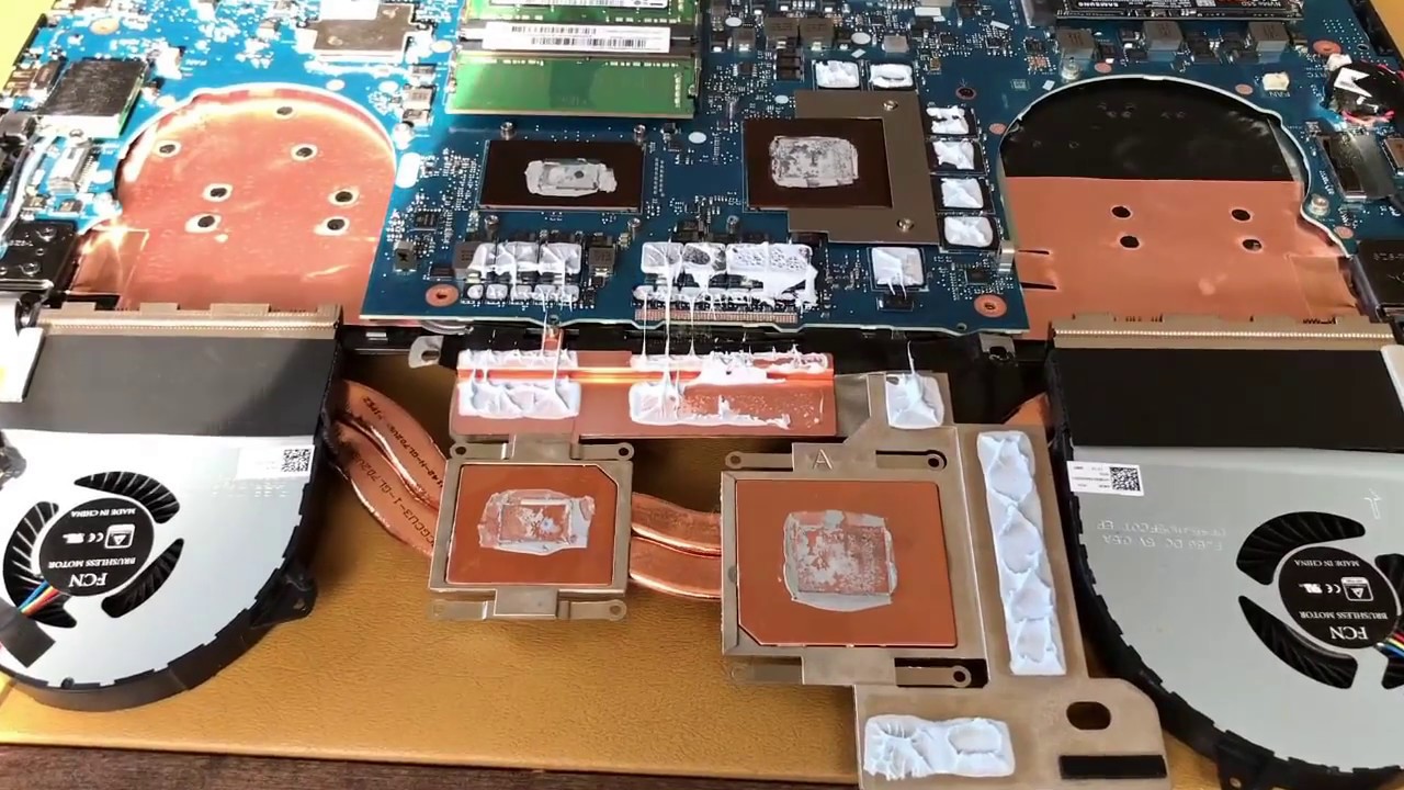 Laptop Liquid Metal Re Paste - Asus ROG GL702VS - and 20-30C Difference