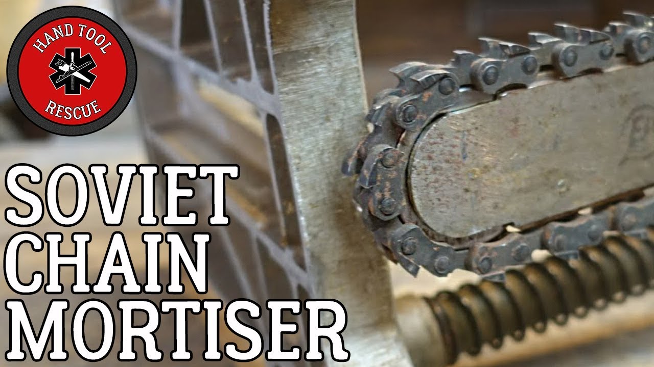 Soviet Chain Mortiser [Restoration] (Part 2 of 2) YouTube
