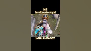 1v2 in ultimate royal 1hp clutch #pubgmobile #pubg #pubgm #shorts #shortvideo #clutch #1v2