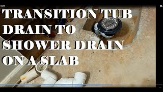 CONCRETE FLOOR SHOWER DRAIN