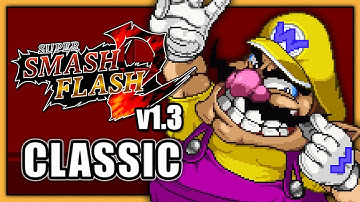Super Smash Flash 2 (v1.3) - Classic || Wario