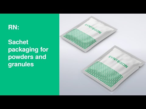 Sigpack RN: Sachet packaging for powders and granules