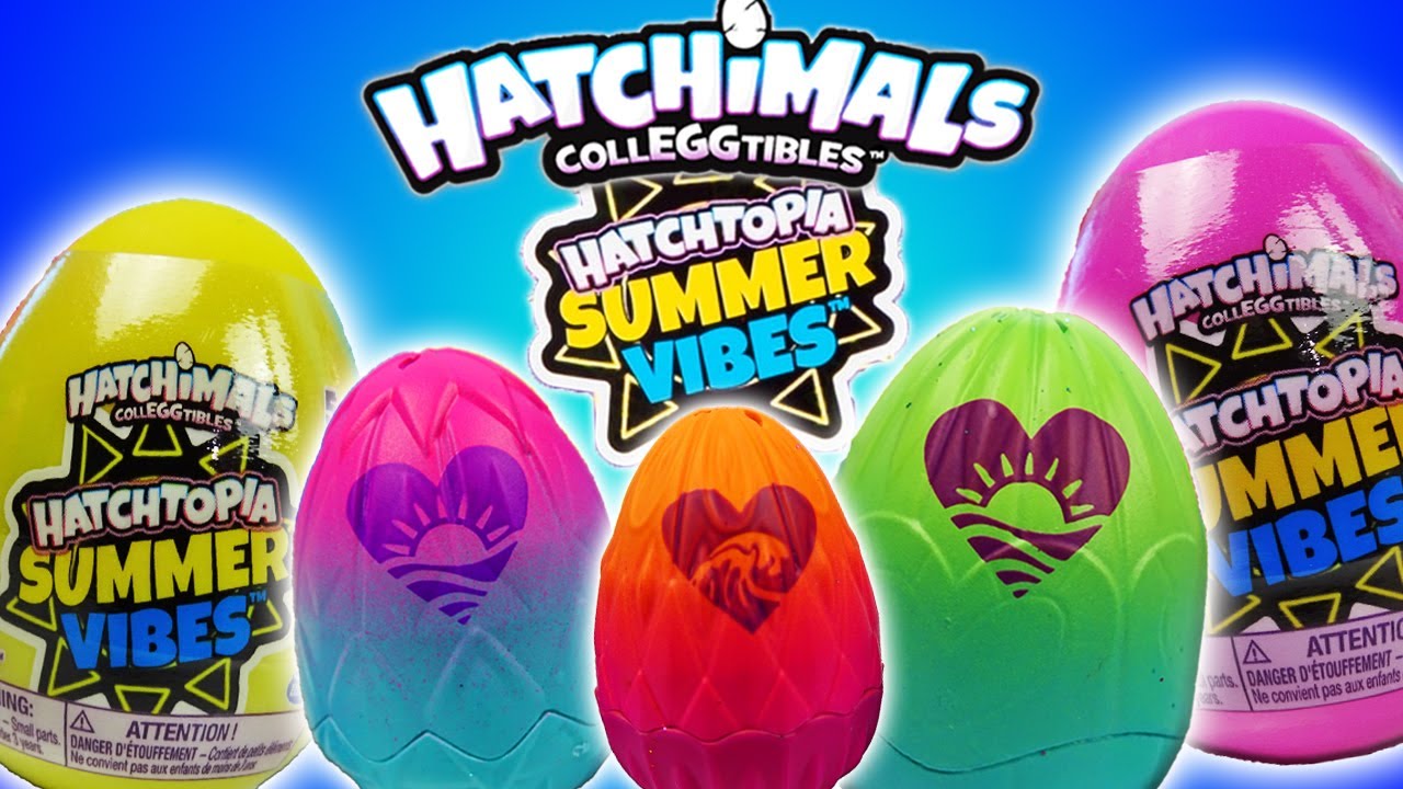 Hatchimals Hatchtopia Summer Vibes New Hatchimals Colleggtibles Puppy Power Toys