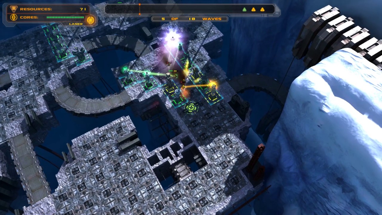 Defense Grid - Mission 10 - Veil of Ice - Out of Bullets - Gold