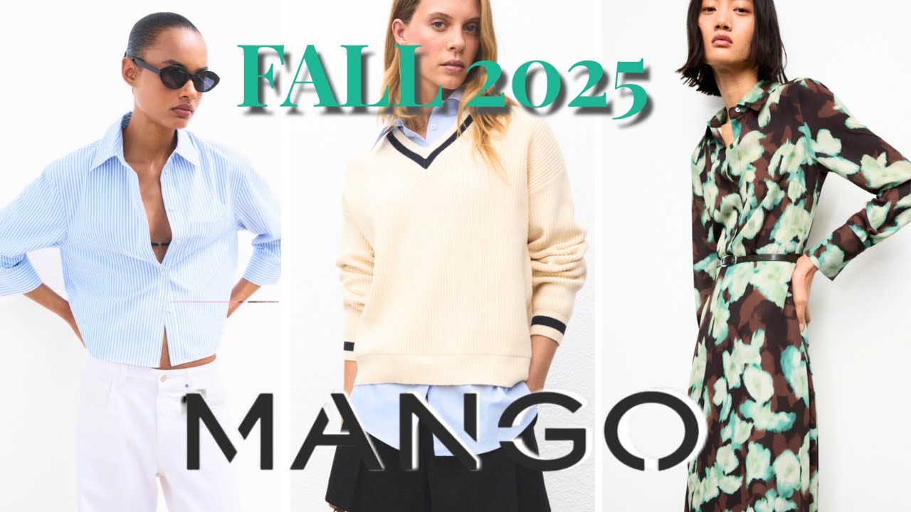 Mango Youtube MANGO LATEST🍁FALL🍂2025 WOMEN'S COLLECTION SCAN AND SHOP now in OCTOBER ...