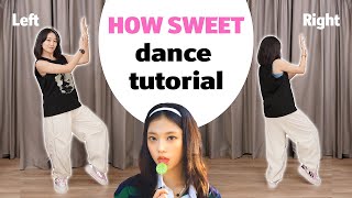 NewJeans 'How Sweet' dance tutorial, slowed, mirrored