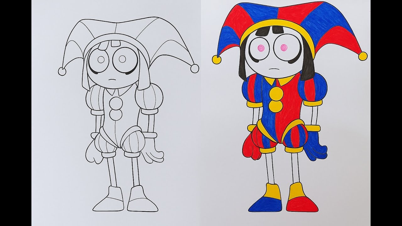 The Amazing Digital Circus – Coloring Pomni | Fun Coloring for Kids