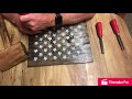 Hand crafted recessed stars in wooden flag Hand crafted recessed stars in wooden flag