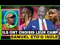 Gurre ouverte  la fecafoot  samuel etoo isol par ses propres joueurs  kombi prend le dessus