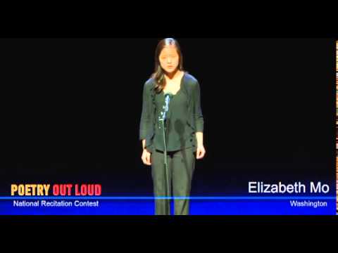 2014 WA Champ  Natl Finalist Elizabeth Mo recites The Delight Song of Tsoai talee by Momaday