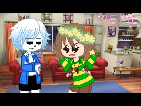 Видео: МЕМЕ | Санс и Чара | #undertale #андертейл #gatha #гача #gathundertale