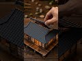 Building a Miniature Japanese Zen House 🏯🍃 #miniaturehouse #diyminiature