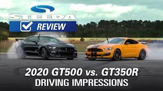 2020 Shelby GT500 vs GT350R: Comparison & Driving Impressions!