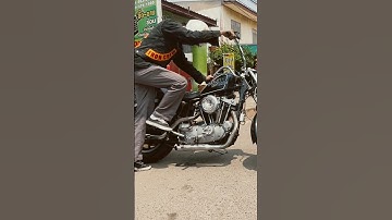IRON 1000 Kick 🦶🏽 #harleydavidson #ironhead #panhead #shovelhead #kickstarter
