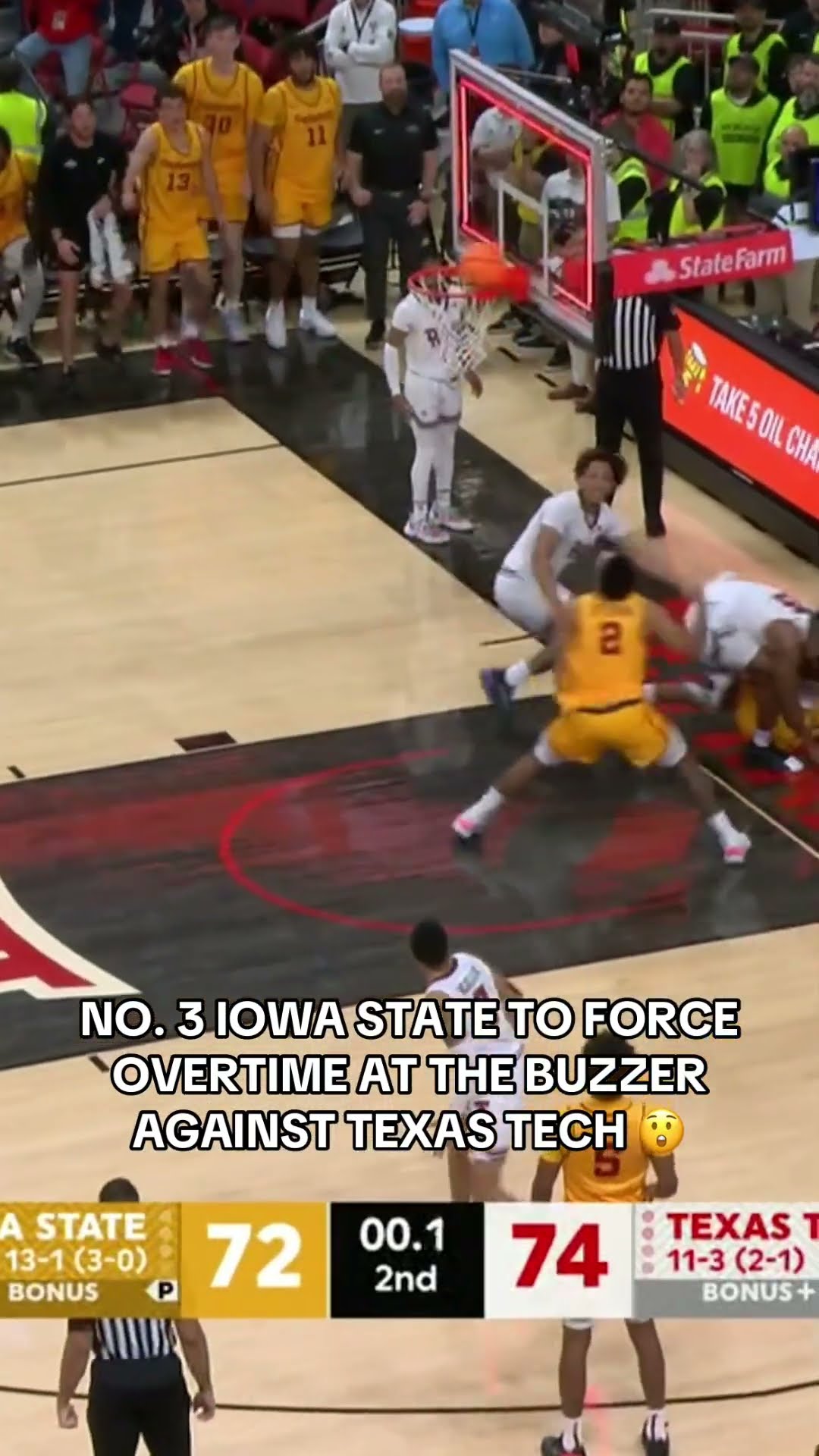 The ball movement ?