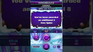 Free spins on Arctic Gems #playnow