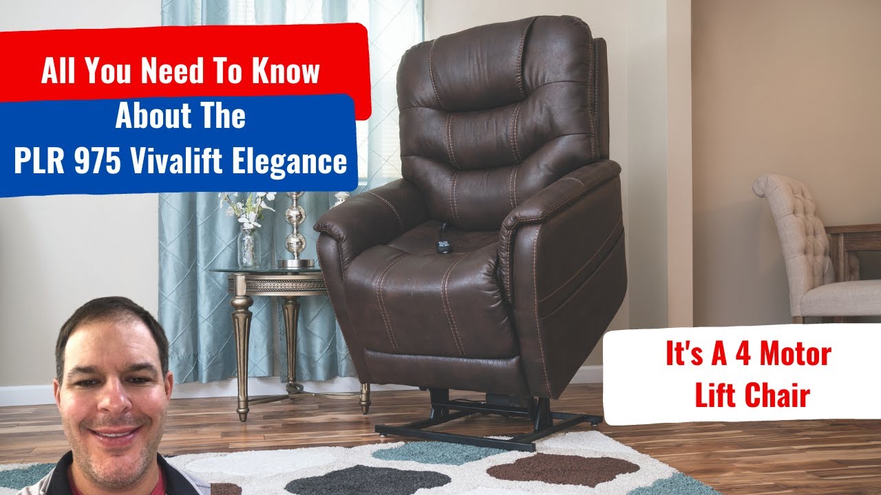 PLR 975 Vivalift Elegance Recliner by Pride Mobility - YouTube