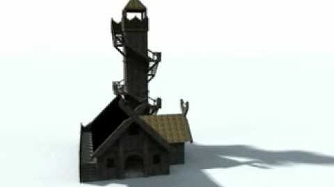 rohan building created with sketchup + rendered with IRender nxt