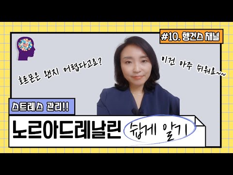 노르아드레날린! 쉽게 알기  - 스트레스 관리위해 이 호르몬은 아시면 좋을 거에요^^  정신력 강화에 도움