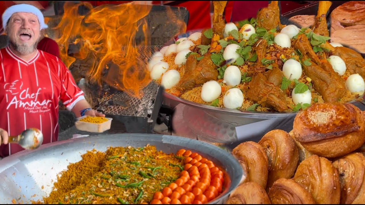 Malaysian Street Food，第一次见到如此大规模的斋月夜市，几百个档口，各种风味美食，让人大饱口福……