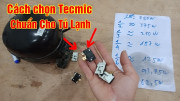 Cách chọn rơ le bảo vệ cho tủ lạnh | Cách tính thông số rơ le cho tủ