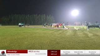 Live Cricket Match | Shinedezign vs Tech Prastish Software Solutions | 30-Sep-22 08:02 PM 20 overs screenshot 5