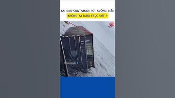Tại sao container rơi xuống biển không ai dám trục vớt? #kienthucthuvi #cothebanchuabiet #khampha
